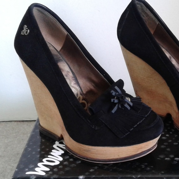 Sam Edelman Loafer Wedges - Picture 4 of 6